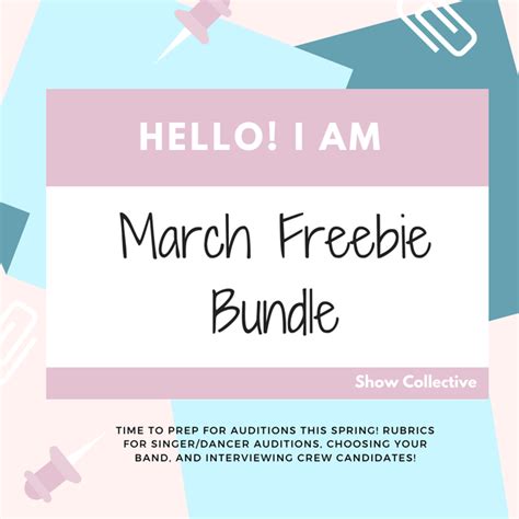 March Freebie Bundle