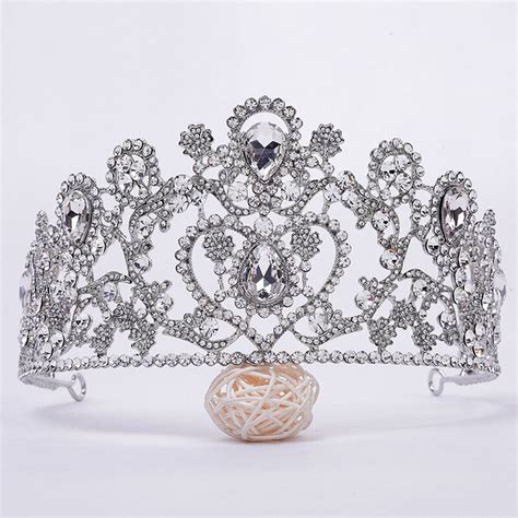 Buy Heart Love Large Tiaras And Crowns Wedding Hair