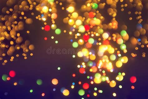 Abstract Star Bokeh Background Or Texture Stock Image Image Of White