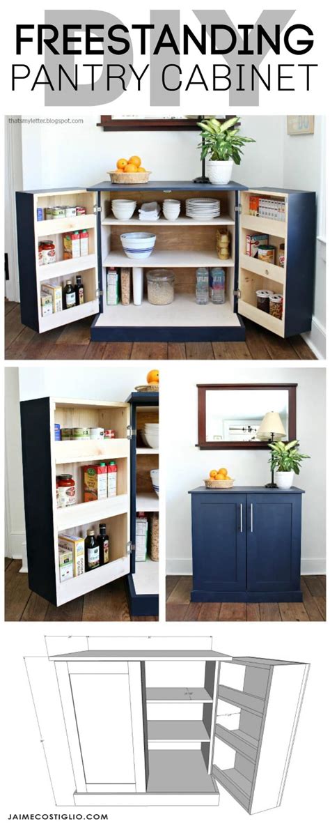 Diy Kitchen Pantry Cabinet Plans Build A Pantry Part 1 Pantry Cabinet