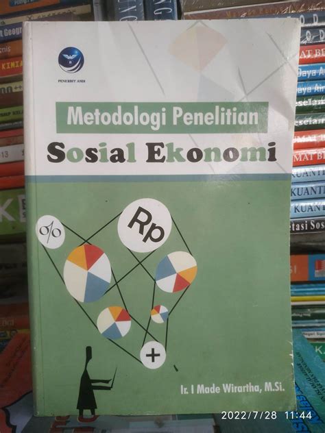 Haikal Book Store Buku Metodologi Penelitian Sosial Ekonomi Ir I