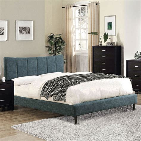 Ennis Blue Full Size Bed Cm7678blf Furniture Of America Full Size Beds