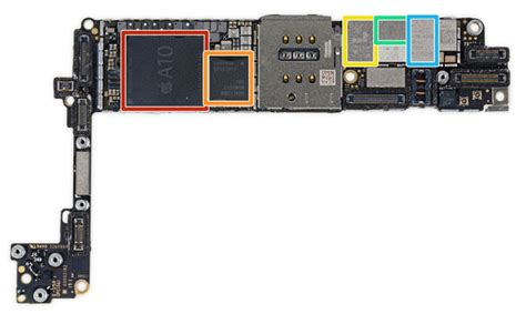 Details schematic diagram for iphone 7 7plus pcb. iPhone 7 Schematic and arrangement of parts - Free Manuals