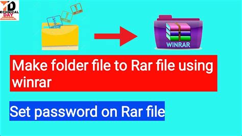 How To Create And Open Zip Rar File How To Make A Password Protected