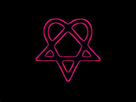 Free Download Heartagram In Pink Neon By Tsmarcus 1024x768 For Your