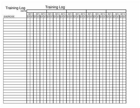 Employee Training Log Template Excel Excel Templates