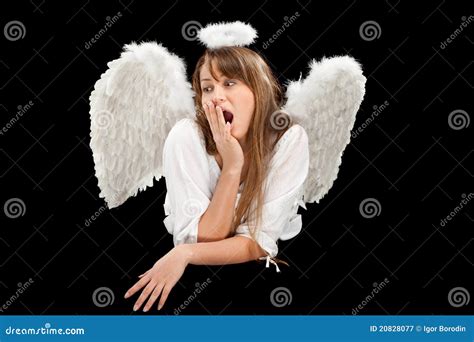 Beautiful Blonde Angel Woman Stock Image Image Of Cherub Cute 20828077