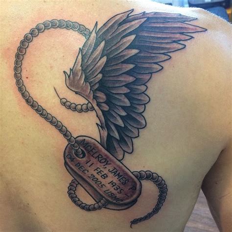 Veteran Tribute Right Shoulder Tattoo Veteran Ink