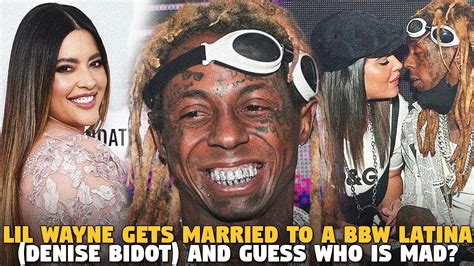 Lilwayne Gets Married To A Bbw Latina Denise Bidot And Guess Who Is