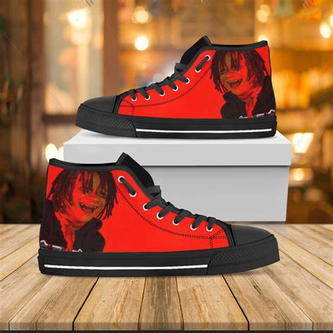 Trippie Redd Canvas High Top Trippie Redd Custom Shoes Rap Etsy