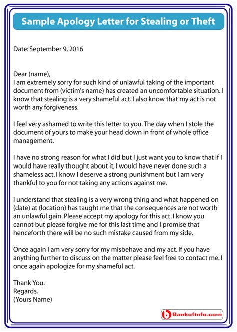 How To Write An Apology Letter For Court Goimages Vision