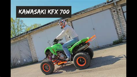 Kawasaki Kfx 700 Monster Energy Dual Exhaust Atv Quad Youtube