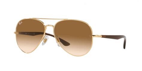 Ray Ban Rb3675 00151 Sunglasses Gold Visiondirect Australia