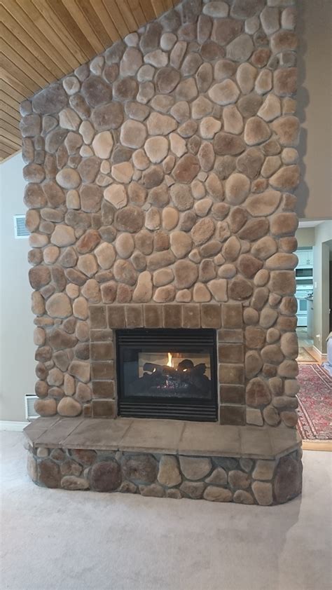 How To Put Stone Veneer Over Brick Fireplace Fireplace Ideas