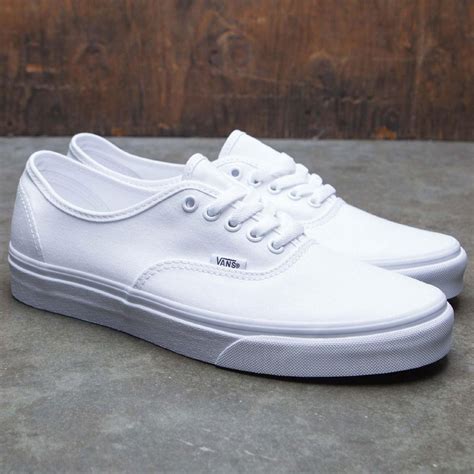 Vans Men Authentic White True White