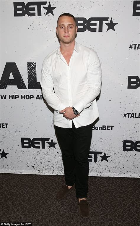 A video of a young white man speaking in patois on the red carpet. Chet Hanks reveals acting advice his dad Tom gave him | Daily Mail Online