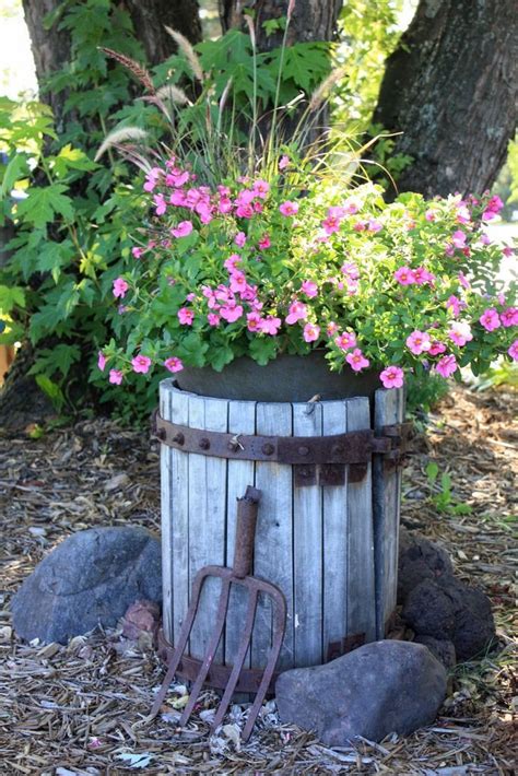 Rustic Container Gardening Container Flowers Container Plants