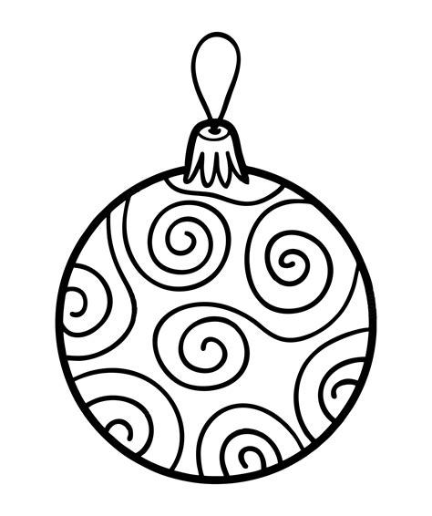 10 Best Printable Christmas Ornaments To Color Pdf For Free At Printablee