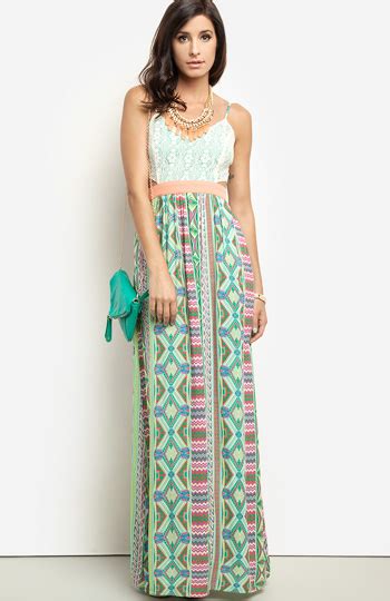 Colorful Cutout Maxi Dress In Floral Multi Dailylook
