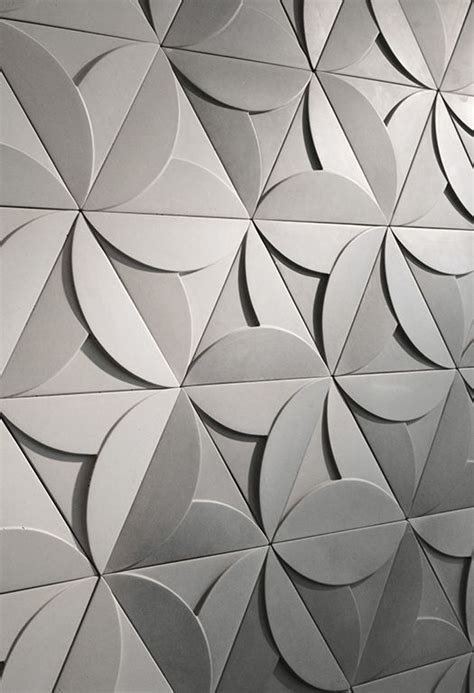 Concrete Tiles Triangle Tiles Three Dimensional Space Triangle