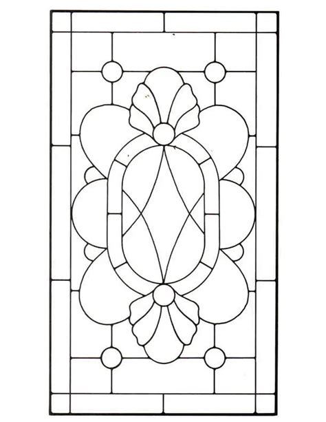 Easy Stained Glass Design Patterns Ascsewide Free Printable Pattern