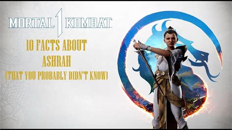 10 facts about ashrah that you probably didn t know the kombat kodex mortal kombat 1 lore