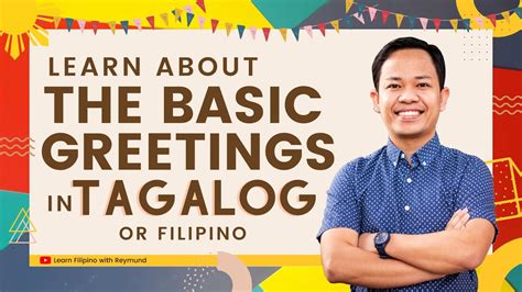 Learn Tagalog Basic Tagalogfilipino Greetings Youtube