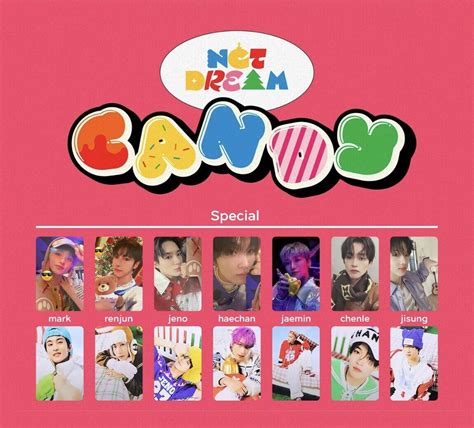 Nct Dream Photocards Candy Winter Special Mini Album Special Ver Limited Ebay