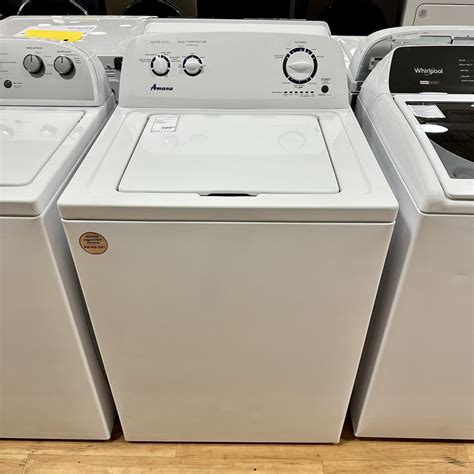 Amana 3 5 Cu Ft Top Load Washer With Dual Action Agitator White All