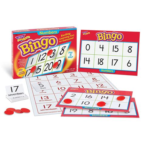 Numbers Bingo Game Owls Hollow Toys And Games
