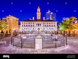 Worcester, Massachusetts, USA at Worcester Common Stock Photo - Alamy