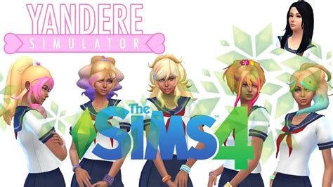 Sims 4 Yandere Cc 17 Images Yandere Chan Hair Conversion At
