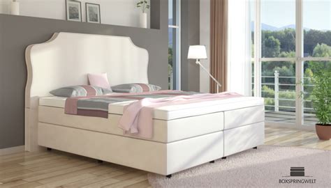 Im fachjargon wird die 90 x 200 cm matratze auch als single size bezeichnet. Boxspringbett Marie 200 x 200 cm - BOXSPRING WELT