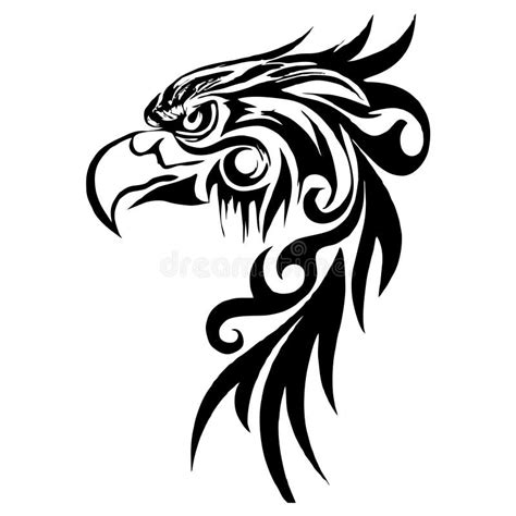 Tribal Tattoo Flying Eagle Design Stock Vector Illustration Of Modern