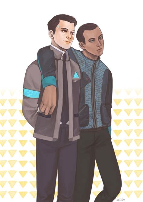 Detroit Become Human Markus And Connor By Obsulyt Vckra Detroit