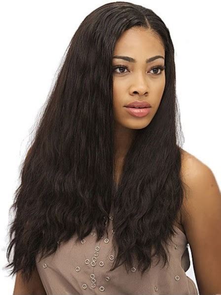 Long Hairstyles For Black Women With Round Faces