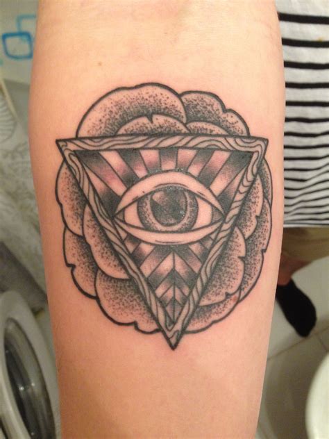Tattoo Rose Eye Rose Tattoos Tattoos Triangle Tattoo