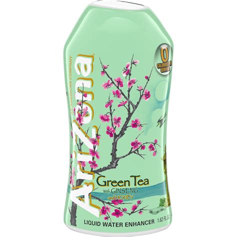 Arizona Green Tea With Ginseng And Honey Naturally Flavored Liquid Water