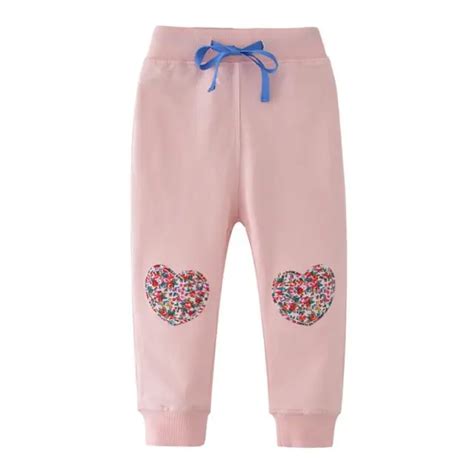6pcslot Baby Girls Pants Kids Children Clothing Trousers Autumn Heart