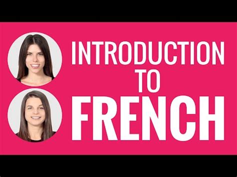 Learn the French language - basic words, lessons and translation tools