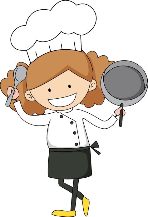 Female Chef Cartoon Character Cartoon Character 2284447 Vector Art At