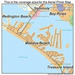 Aerial Photography Map of Madeira Beach, FL Florida
