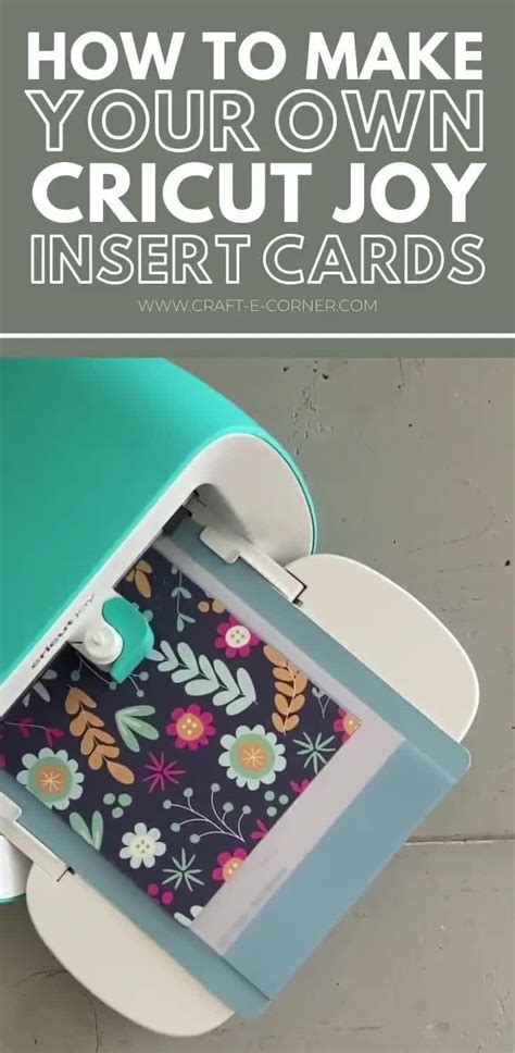 The cricut explore air 2 is so incredibly easy to use and makes projects effortless. How to Make Your Own Cricut Joy Insert Cards Video in 2020 | Cricut, Cricut projects vinyl ...