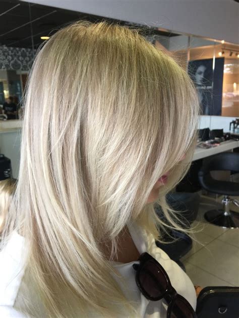 Creamy Blonde And Icy Hues Olaplex Blondie Healthy Hair Coloured By Sheree Long Layered