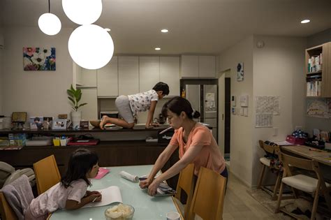 Japans Working Mothers Record Responsibilities Little Help From Dads