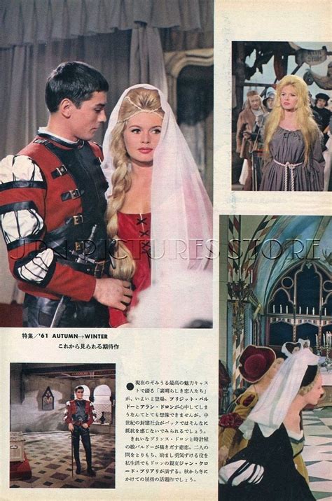 Alain Delon Brigitte Bardot Les Amoures Celebres 1961 Jpn Picture