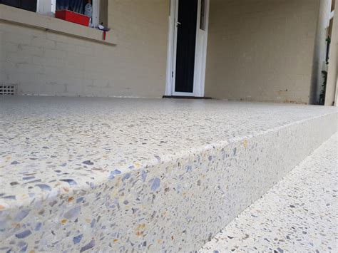 Honed Aggregate Concrete Exterior In Perths Inner Suburbs