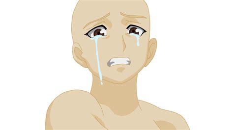 Oc Base Crying Girl Drawing Anime Girl Crying Base Anime Anime Girls