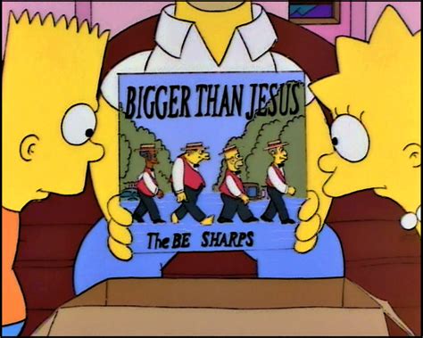 Imagem Album The Be Sharps The Simpsons Bigger Then Jesus