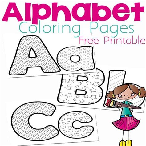 20 Free Printable Alphabet Letters Coloring Pages Free Coloring Pages